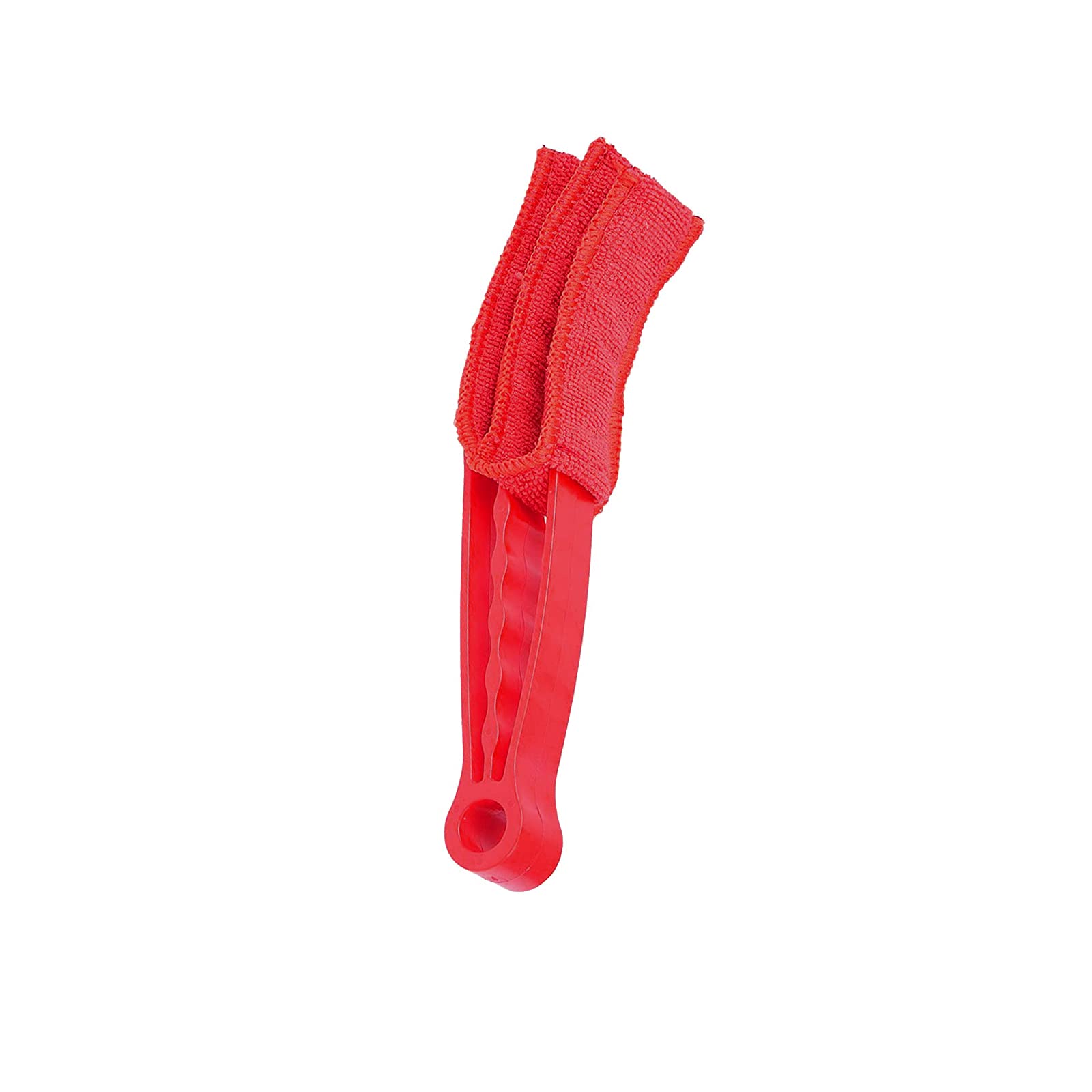 Blind Cleaner Brush Tool - Mini Handheld 7-Teeth Shutter Brush for Air Conditioner & Household Cleaning (Red) - Perfect for Window Blinds, AC Vents & Dusty Surfaces