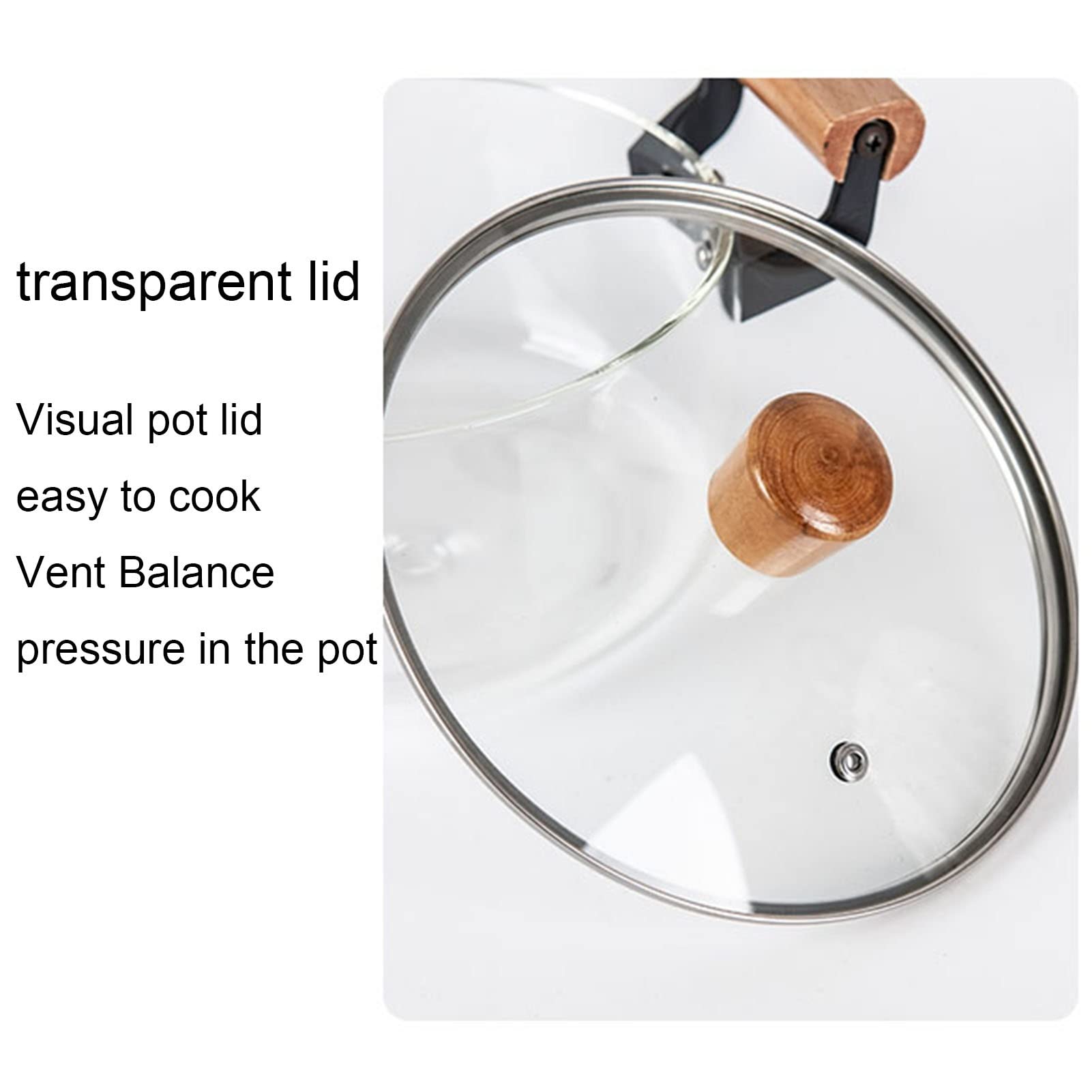 Premium Clear Glass Stock Pot - 2.5L High Borosilicate Heat-Resistant Cooking Pot for Pasta, Noodles & Stews | Safe for Stovetop, Oven & Microwave | Ideal for Home Kitchen & Restaurant Use