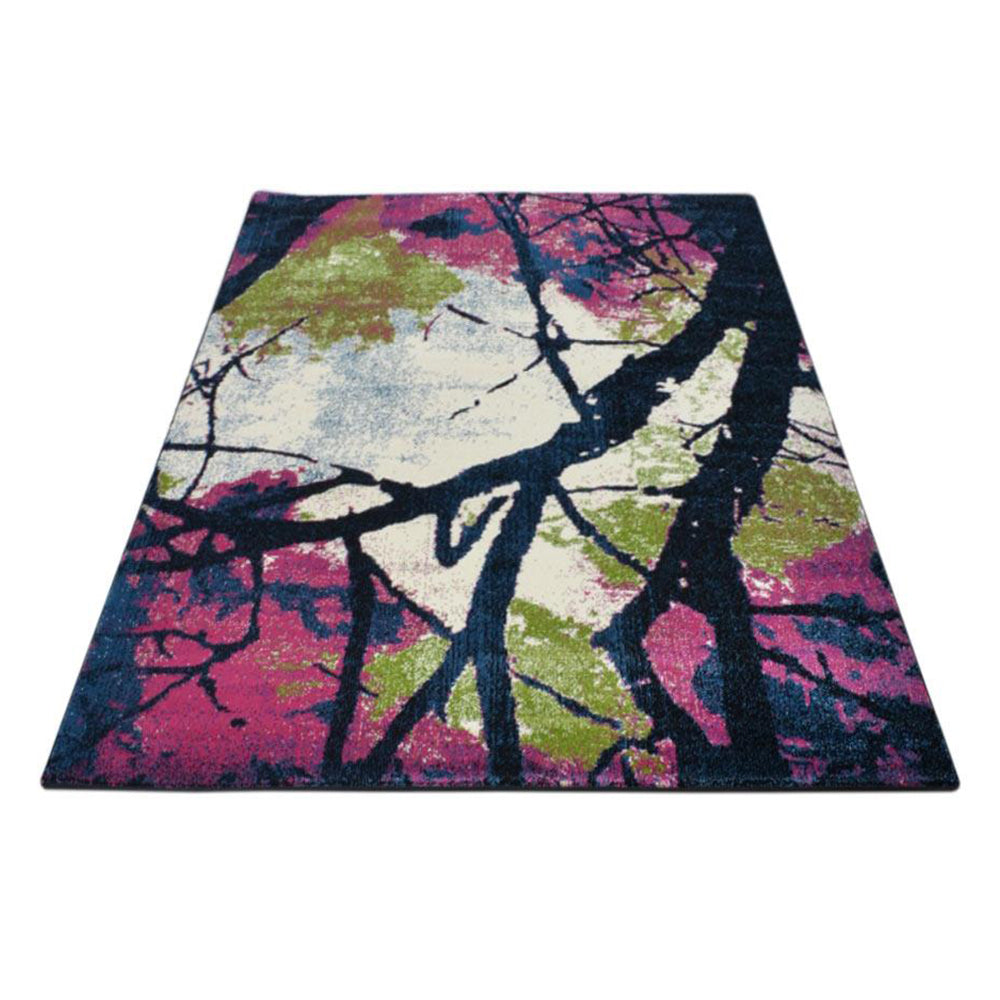 Premium Iris Machine Woven Rug - Soft Non-Slip Area Rug for Living Room, Bedroom, or Office - Home Decor & Floor Covering