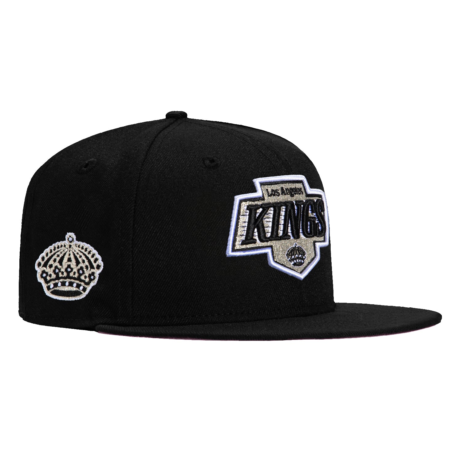 New Era 59Fifty Los Angeles Kings Logo Patch Snapback Hat - Black | Official NHL Licensed Baseball Cap for Men & Women | Perfect for Games, Streetwear & Sports Fans