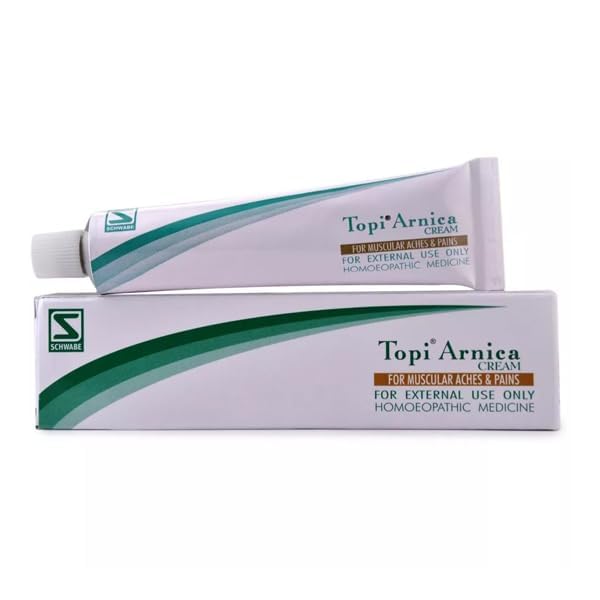 Topi Arnica Cream 25g by Schwabe (Pack of 2) - Homeopathic Pain Relief for Bruises, Sprains & Muscle Soreness | Fast-Acting Natural Formula for Athletes & Active Lifestyles | ShopHomeo®