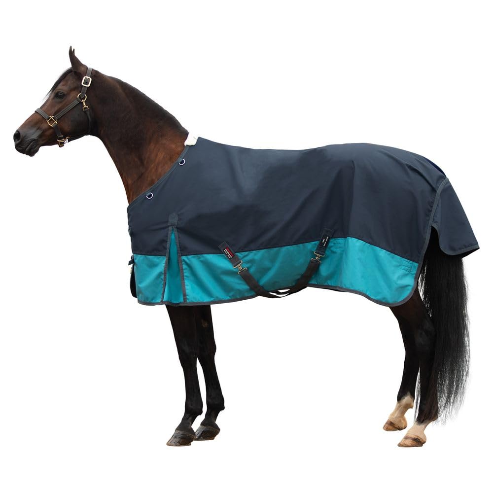 Viking Extreme Surcingle Horse Turnout Blanket - 1680D Euro Fit Waterproof Winter Horse Blanket | Heavy Duty Rain Sheet for All-Weather Protection | Ideal for Pasture, Training & Cold Weather Riding