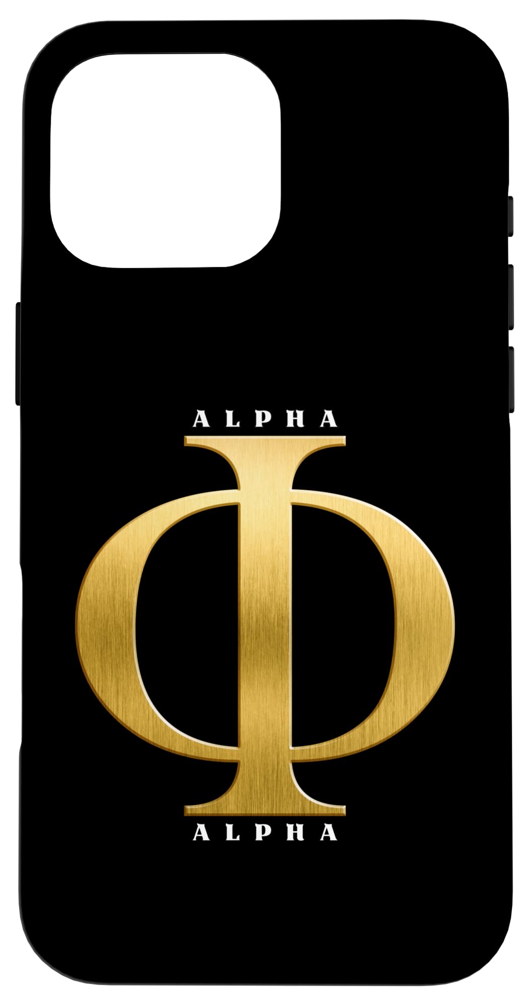 iPhone 16 Pro Max Protective Case - Alpha African Fraternity 1906 APA Design - Durable Shockproof Cover for College Students & Greek Life (Compatible with Wireless Charging) - Perfect for Campus Events, Sorority/Fraternity Activities & Everyday Use