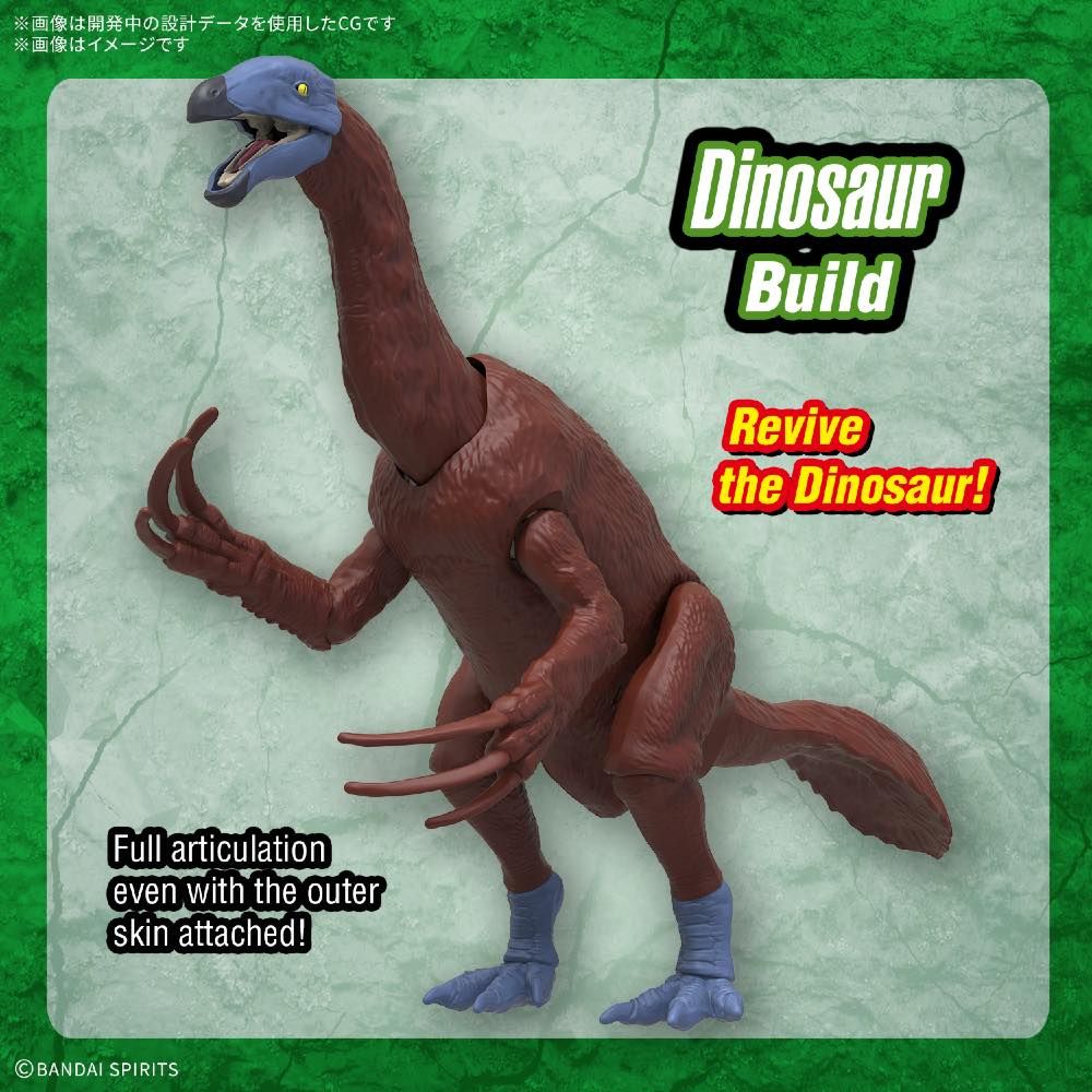 Bandai Plannosaurus Therizinosaurus Dinosaur Model Kit - Build Your Own Prehistoric Dinosaur for Collectors & Hobbyists - Perfect for Display, Gifts & Educational Scenes