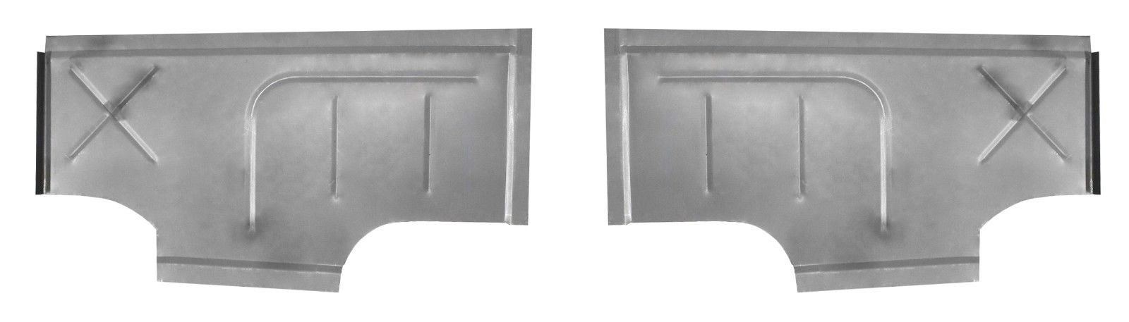 1961-1968 Ford Econoline Front Floor Pans Replacement Pair - Durable Steel Replacement Parts for Classic Ford Econoline Van Restoration - Perfect for DIY Auto Repair & Vintage Car Restoration Projects