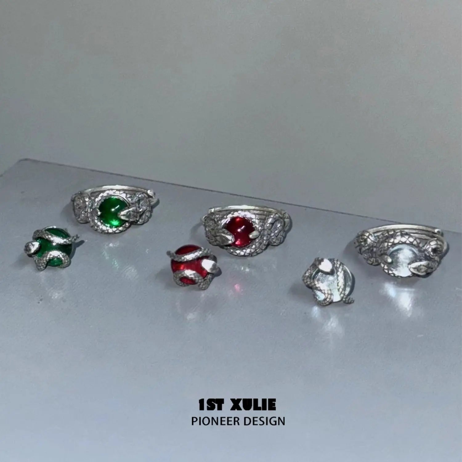S925 Sterling Silver Snake Bite Energy Crystal Stud Earrings for Women - Healing Crystal Jewelry for Chakra Balancing, Meditation & Spiritual Protection