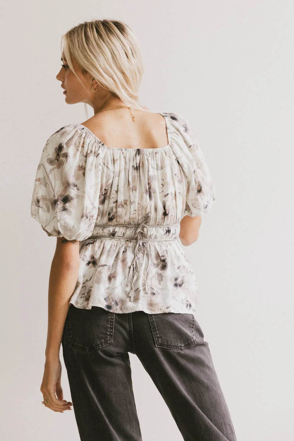 Arden Floral Tie Blouse for Women | Elegant Wrap Top with Floral Print | Perfect for Office, Date Night & Spring Outfits | FINAL SALE