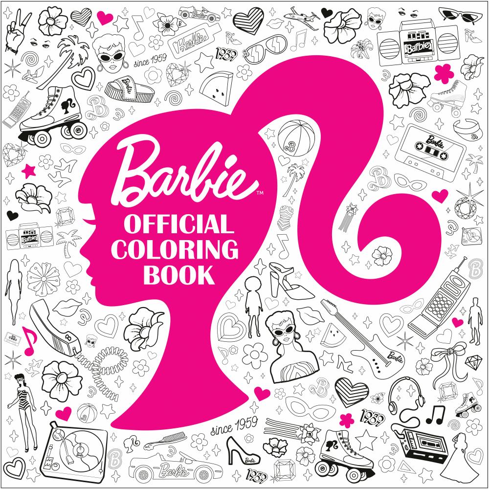 Barbie Decades of Fashion Official Coloring Book for Adults & Kids - Retro Barbie Doll Fashion Coloring Pages - Perfect for Relaxation, Birthday Gifts & Creative Art Therapy