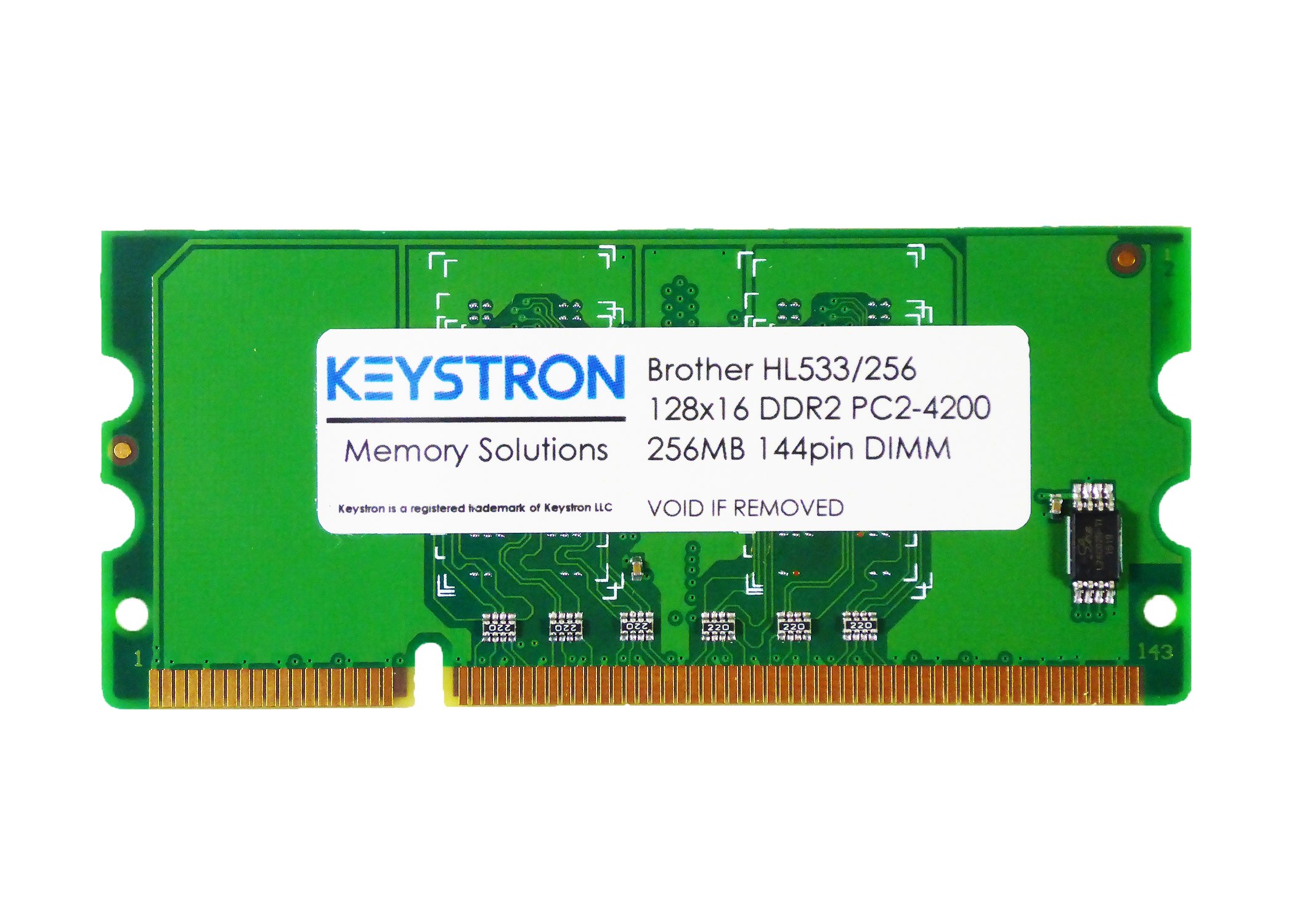 256MB DDR2 144-Pin 16bit RAM Memory Module Upgrade for Brother Laser Printers MFC-L8600CDW, MFC-L8850CDW, MFC-L9550CDW - Compatible Replacement Part for Enhanced Printing Performance