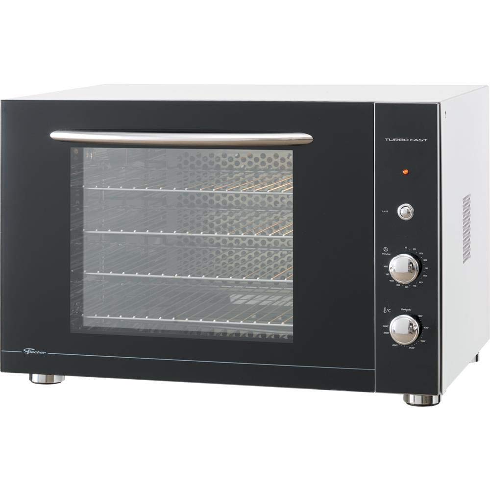 FISCHER 80L Turbo Fast Stainless Steel Commercial Countertop Electric Oven Air Fryer 220V - Model 13687-15635 | Perfect for Restaurants, Bakeries & Large Family Cooking
