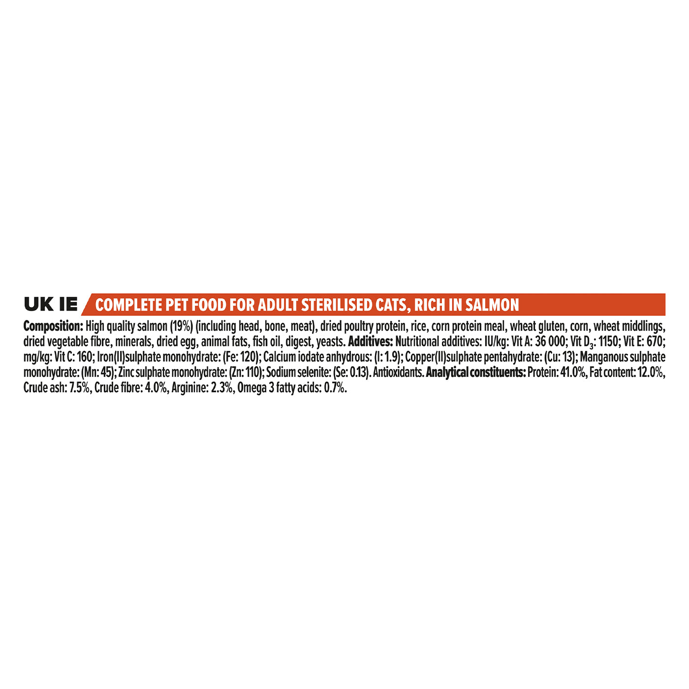 PRO PLAN Sterilized Vital Functions Adult Cat Dry Food with Salmon 3KG - High Protein Nutrition for Neutered Cats - Perfect for Indoor Cats & Weight Management