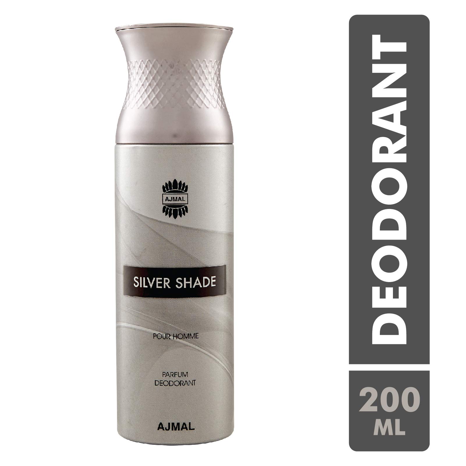 Ajmal SilverShade & Raindrops Deodorant Set for Men & Women - 2 x 200ml Long-Lasting Fragrance Gift Set - Perfect for Daily Use, Gym, Office & Travel