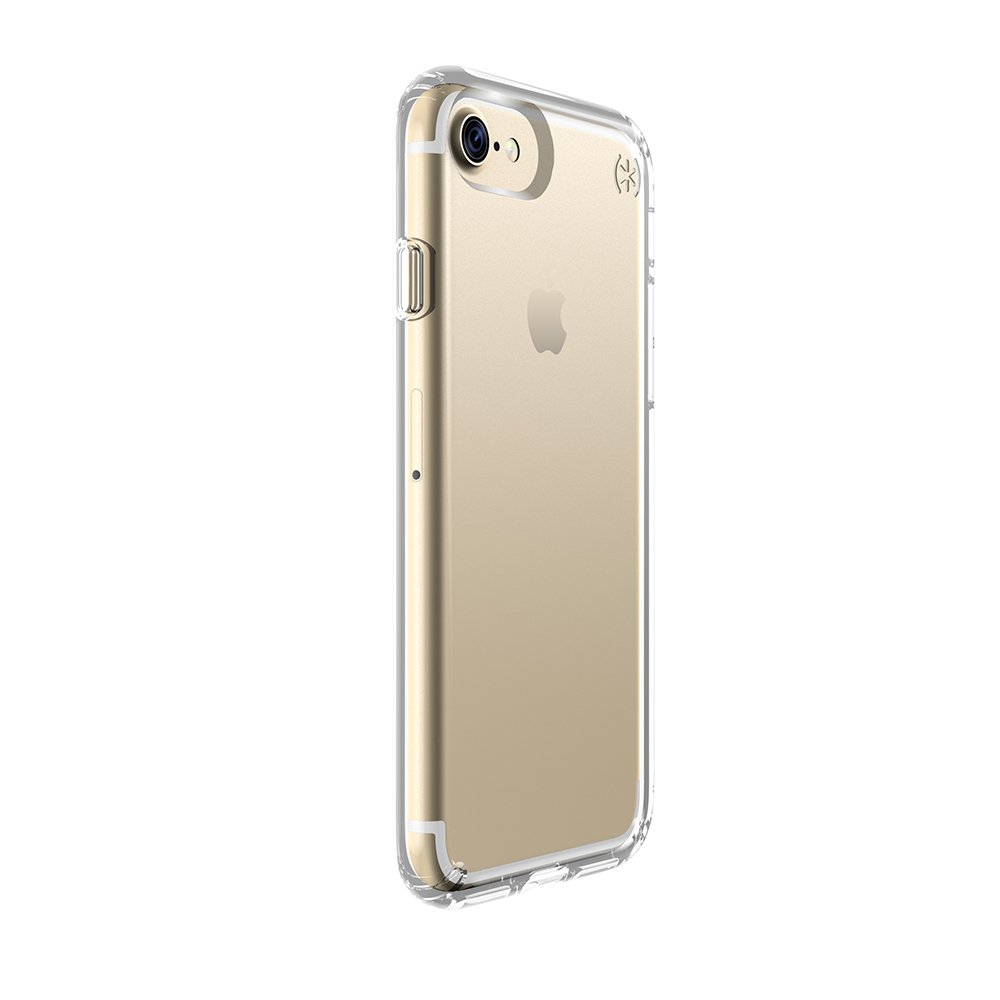 Speck Presidio Clear Protective Case for iPhone 7/6S/6 - Slim Shockproof Phone Cover with Patented Design | Perfect for Everyday Use, Work & Travel Protection