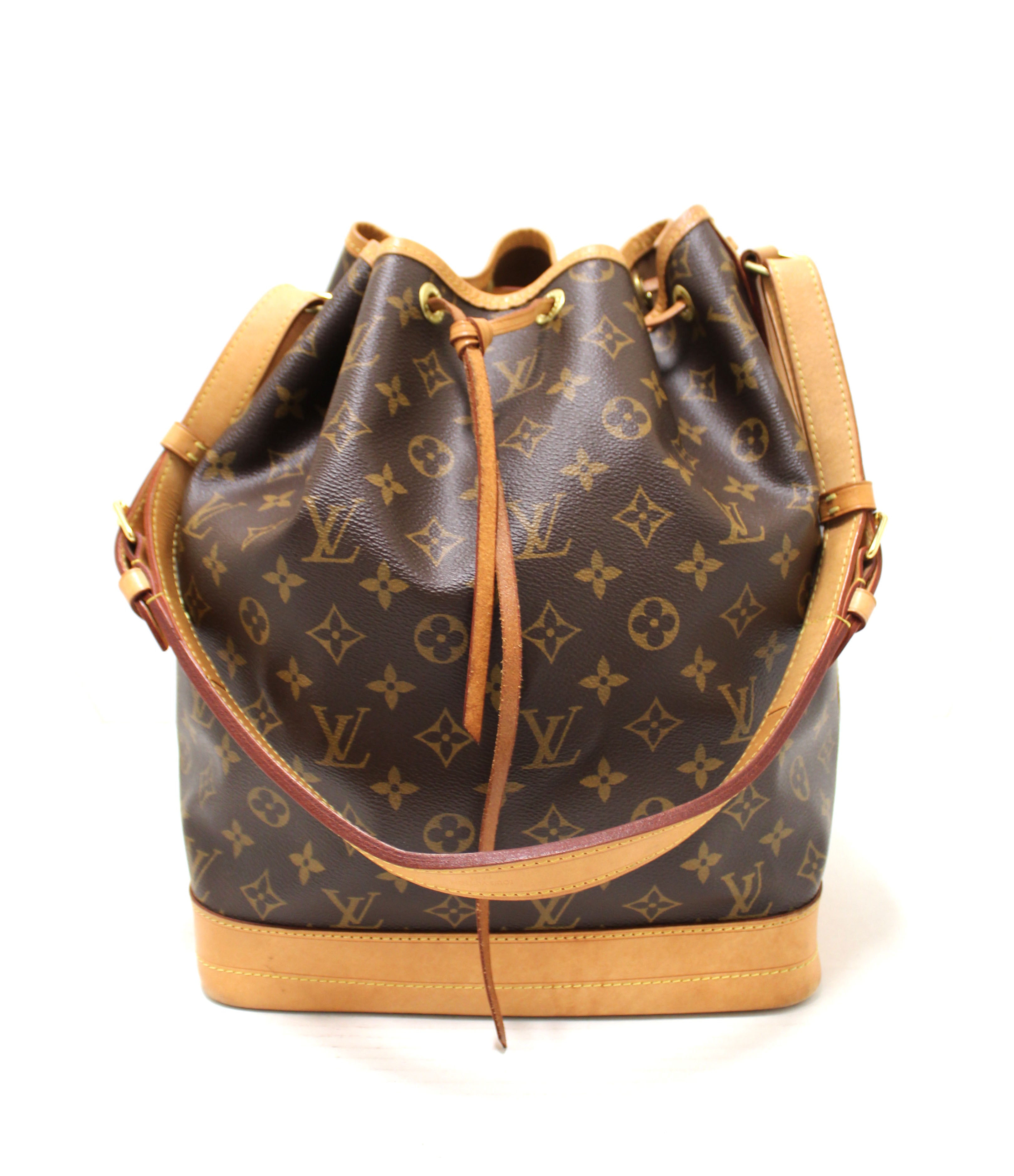Authentic Louis Vuitton Monogram Noe Drawstring Bucket Bag - Luxury Designer Handbag for Women, Perfect for Shopping, Travel & Everyday Use