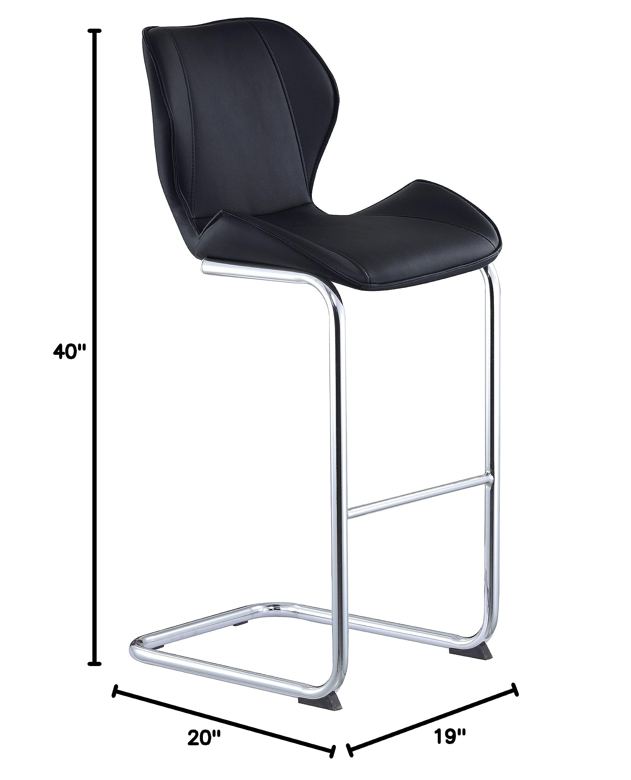 Modern Black Accent Chair for Women - Stylish Home Office & Living Room Furniture - Global Furniture USA - Perfect for Reading, Relaxing & Decorating