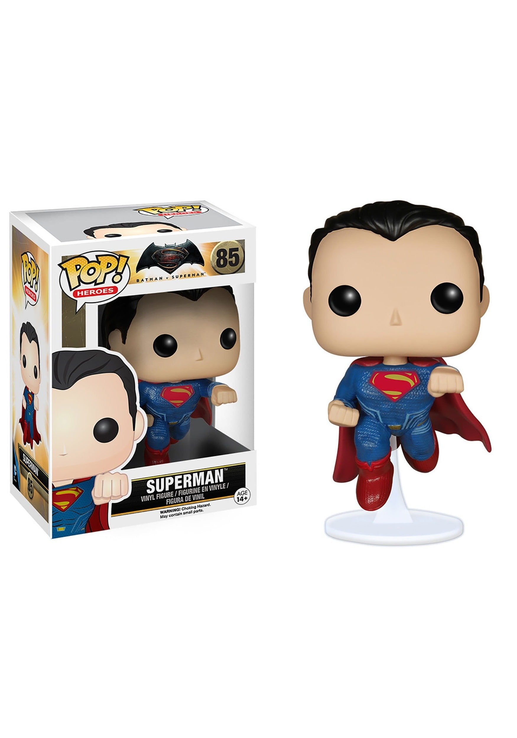 Batman vs Superman #85 Pop Vinyl Figure - Collectible DC Comics Superhero Action Figure for Display & Gifts - Perfect for Fans, Home Decor, and Office Collections