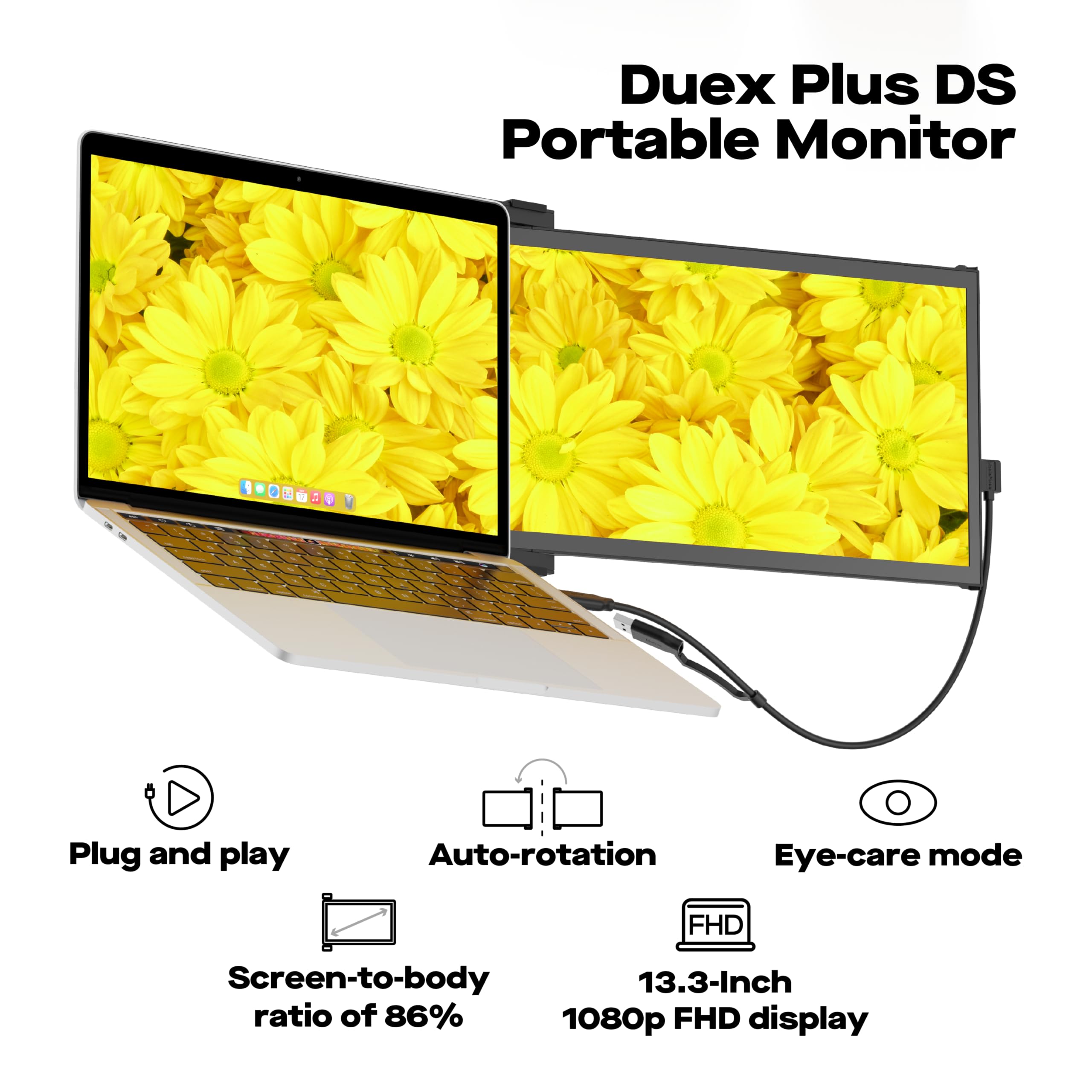 Duex Plus DS Portable Monitor - 13.3