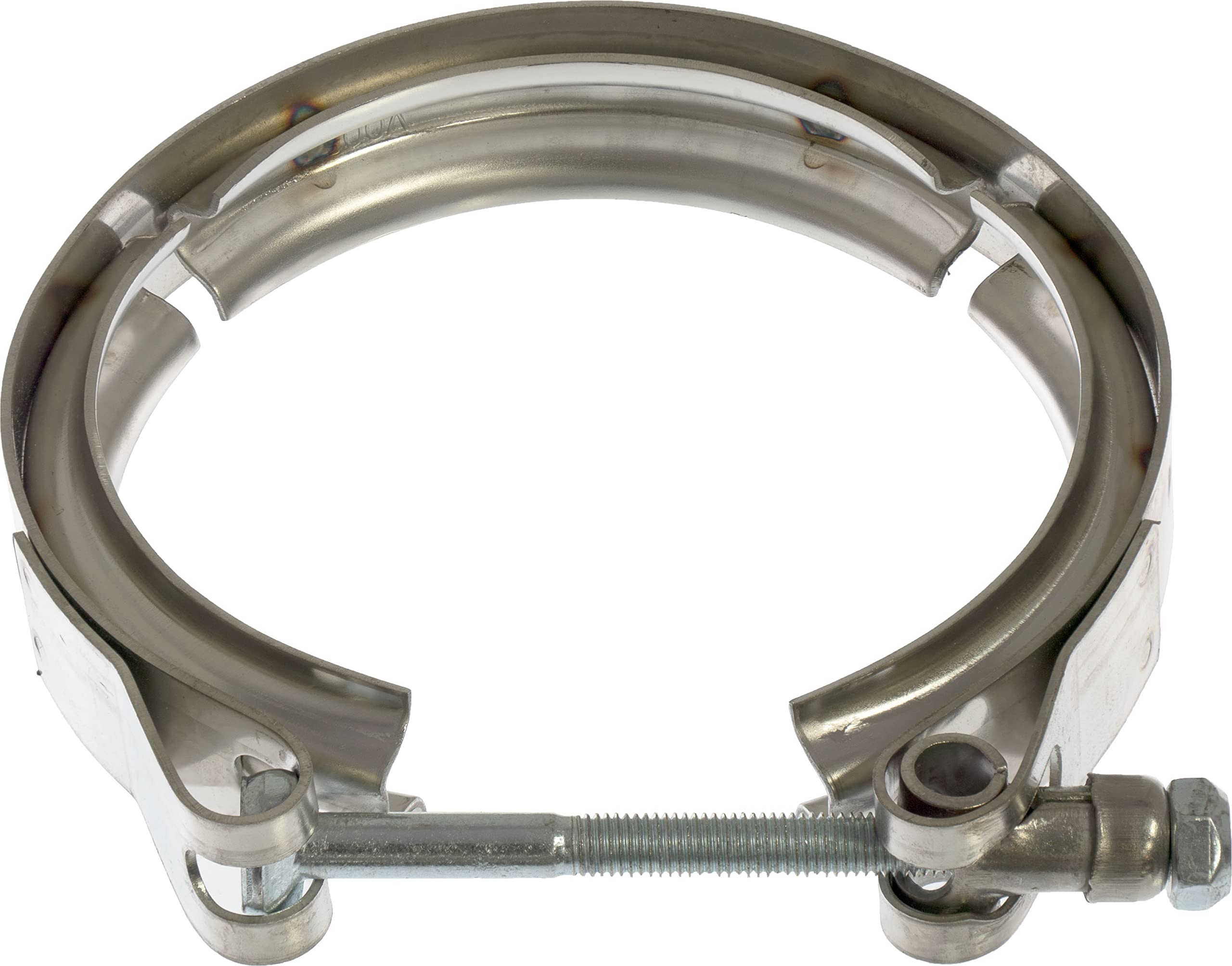 APDTY 118797 Exhaust Turbo Down Pipe V-Band Clamp - High Performance Stainless Steel Replacement for Turbocharged Vehicles | Perfect for Off-Road, Racing & Performance Upgrades