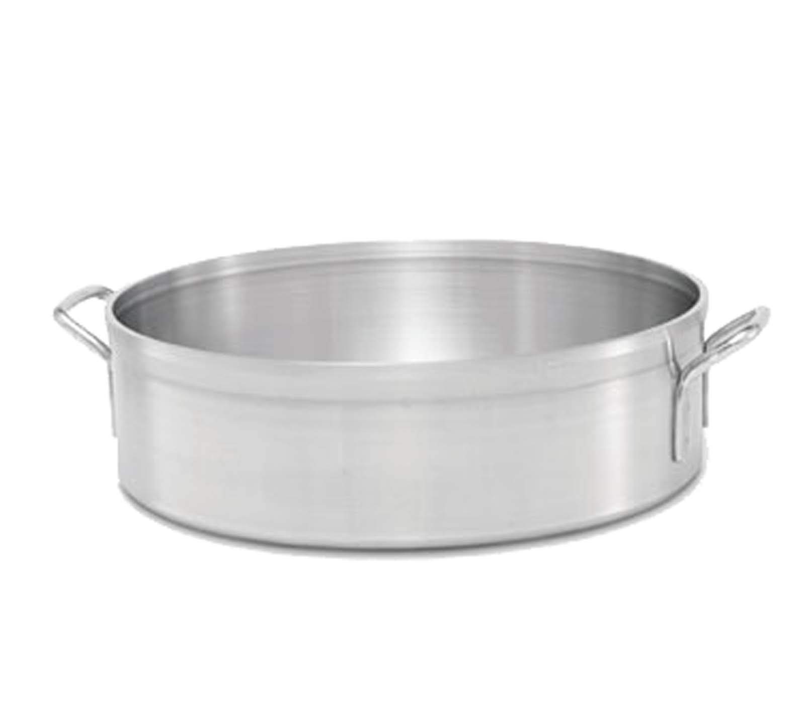 Vollrath 28-Quart Commercial Brazier Pan - Heavy Duty Stainless Steel Cooking Pan for Restaurants, Catering & Outdoor Events - Perfect for Large Batch Cooking, BBQ, Buffets & Camping