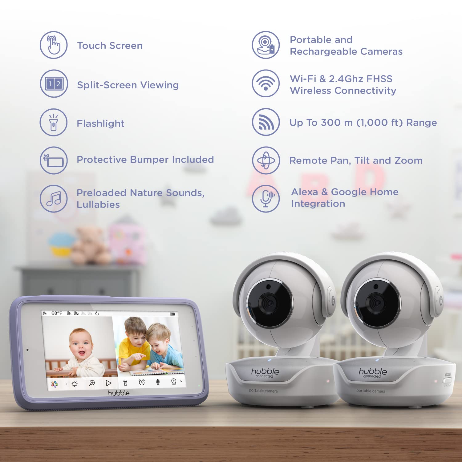 Hubble Nursery Pal Touch Twin 5