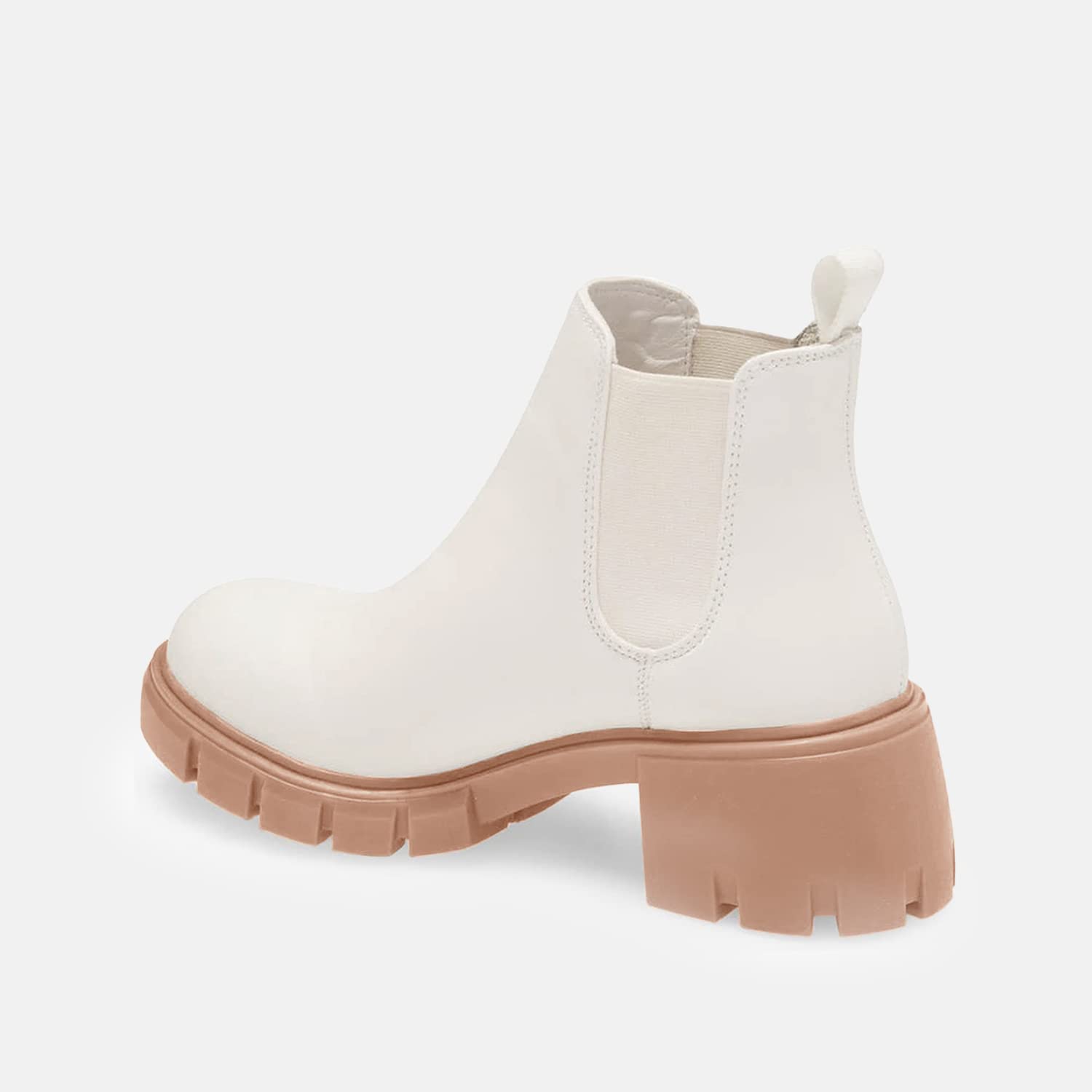 GitHubafuil Women's Chelsea Boots - Fashion Platform Chunky Block Heel Slip-On Combat Ankle Booties | Perfect for Casual Outfits, Work & Winter Wear