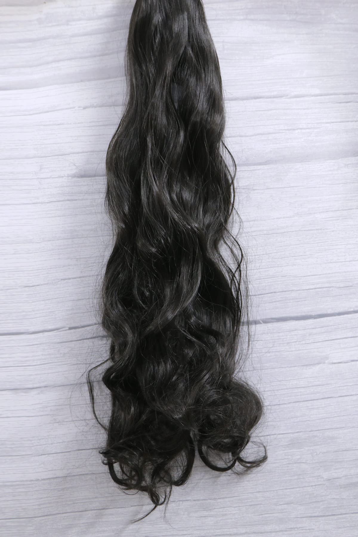 Shivarth 25-26 Inch Clip-In Hair Extensions for Women - Straight Synthetic Hair for Instant Length & Volume - Perfect for Thin Hair, Daily Wear & Special Occasions
