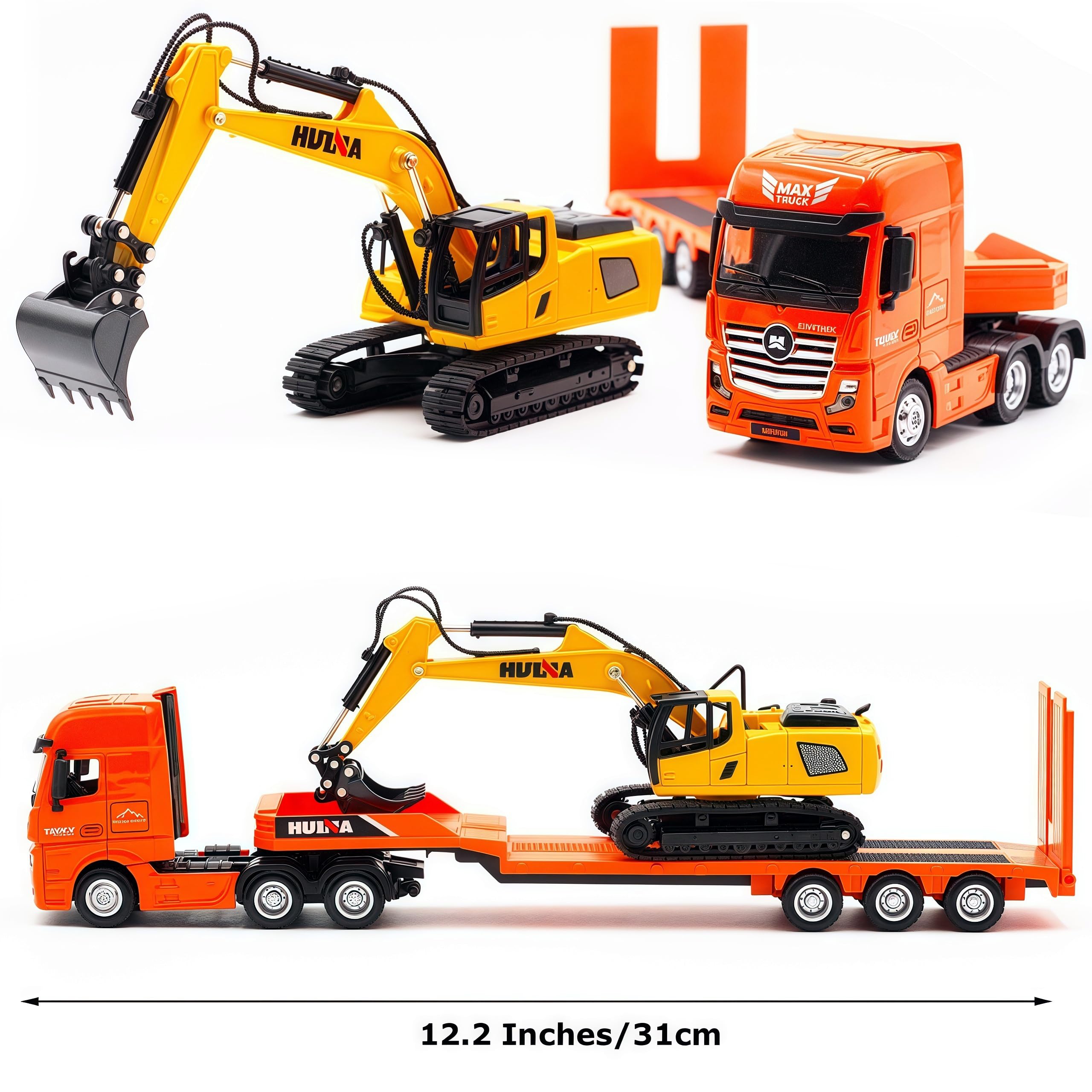 Gemini & Genius 1:50 Scale Heavy Duty Alloy Construction Vehicle Toy Set - 13