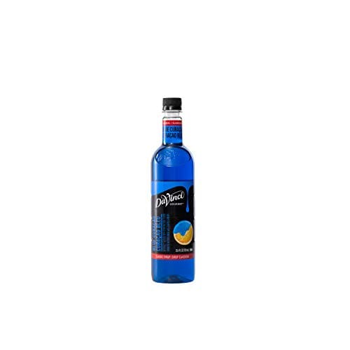 DaVinci Gourmet Classic Blue Curacao Syrup - 25.4 Oz (Pack of 4) | Premium Cocktail Mixer for Margaritas, Mojitos & Tropical Drinks | Perfect for Home Bars & Professional Bartenders