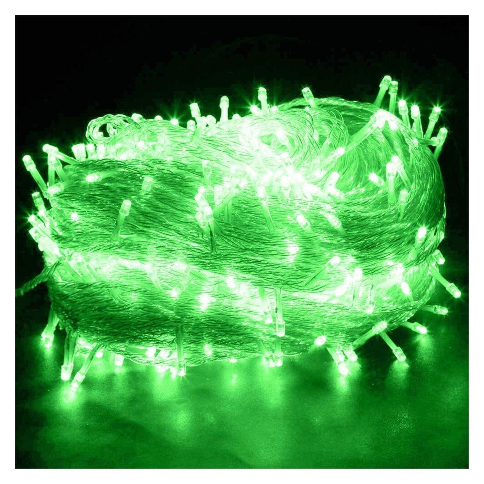 6000LEDs 600m Waterproof LED Fairy Light String - Green Rope Lights for Christmas, Holiday Party, Garden & Outdoor Decor - AC 220V Ultra Long Durable Ghost Lights