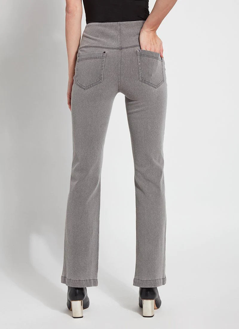Baby Bootcut Denim Jeans - Mid Grey Wash, Soft Stretch Comfort for Toddlers - Perfect for Playdates & Family Outings
