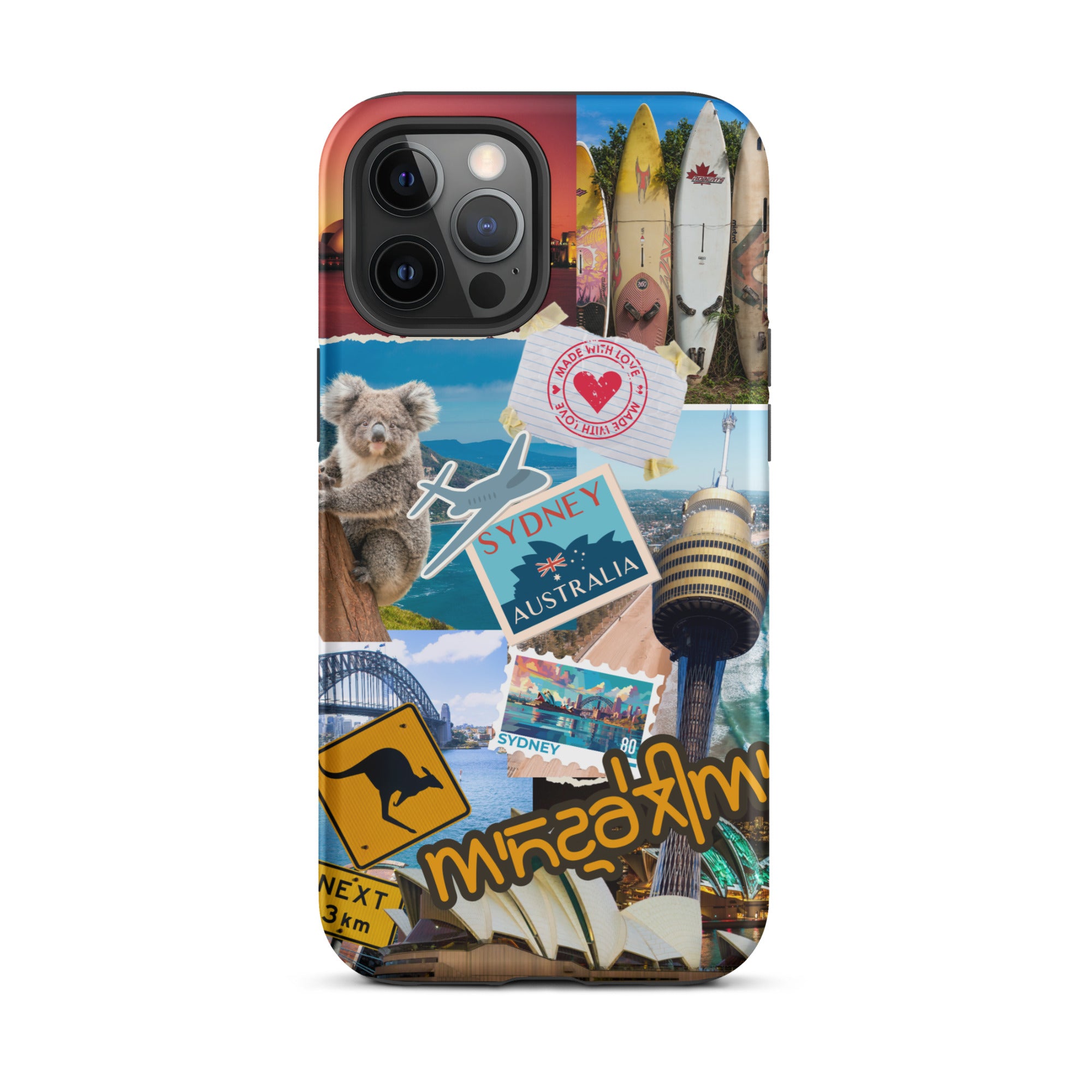 Premium Sydney Collage iPhone Case - Stylish & Durable Phone Cover for iPhone Models - Perfect for Travel, Work & Everyday Protection