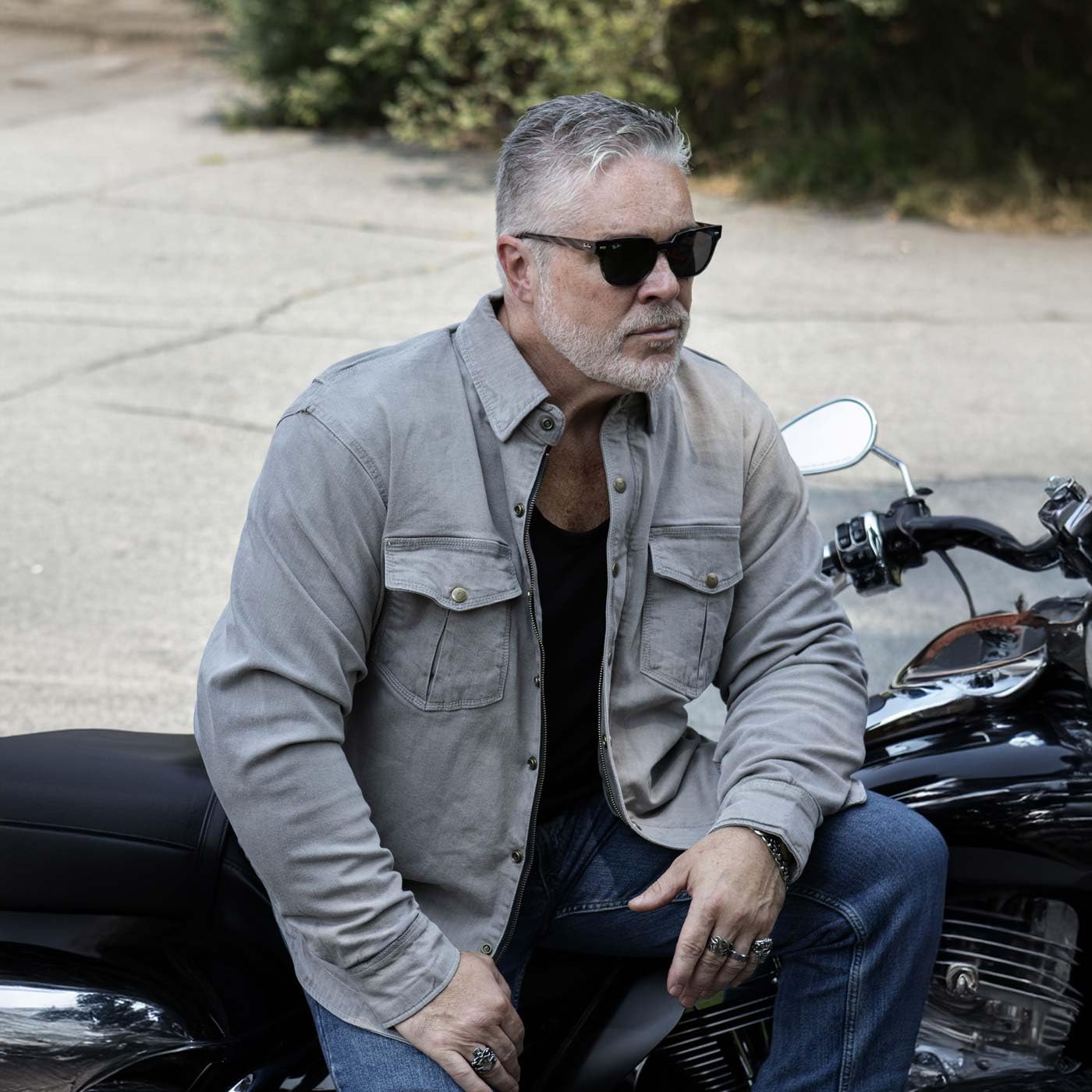 Milwaukee Leather Men's Long Sleeve Biker Shirt with CE Armor - Aramid Fiber Reinforced - X-Large - Motorcycle Riding & Protective Gear