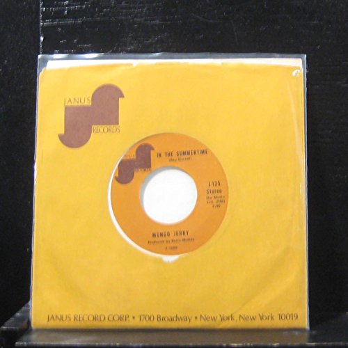 Vintage MUNGO JERRY 45 RPM Vinyl Record - Mighty Man / In The Summertime - Classic 1970s Hits for Collectors & Music Lovers - Perfect for Retro Parties & Vinyl Collections