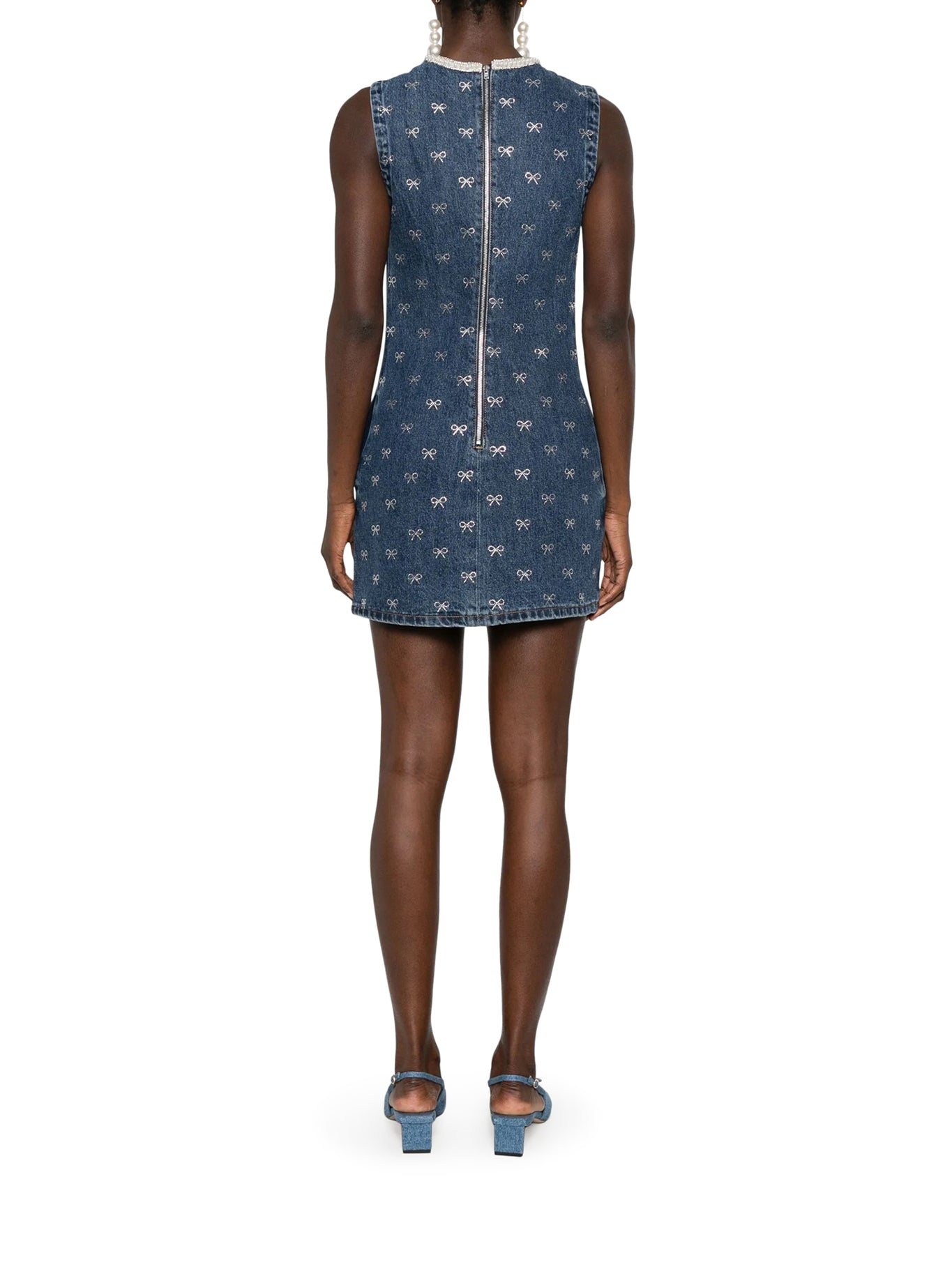 Stylish Women's Denim Dress with Embroidered Applications - Perfect for Casual Outings, Dates, and Summer Fashion