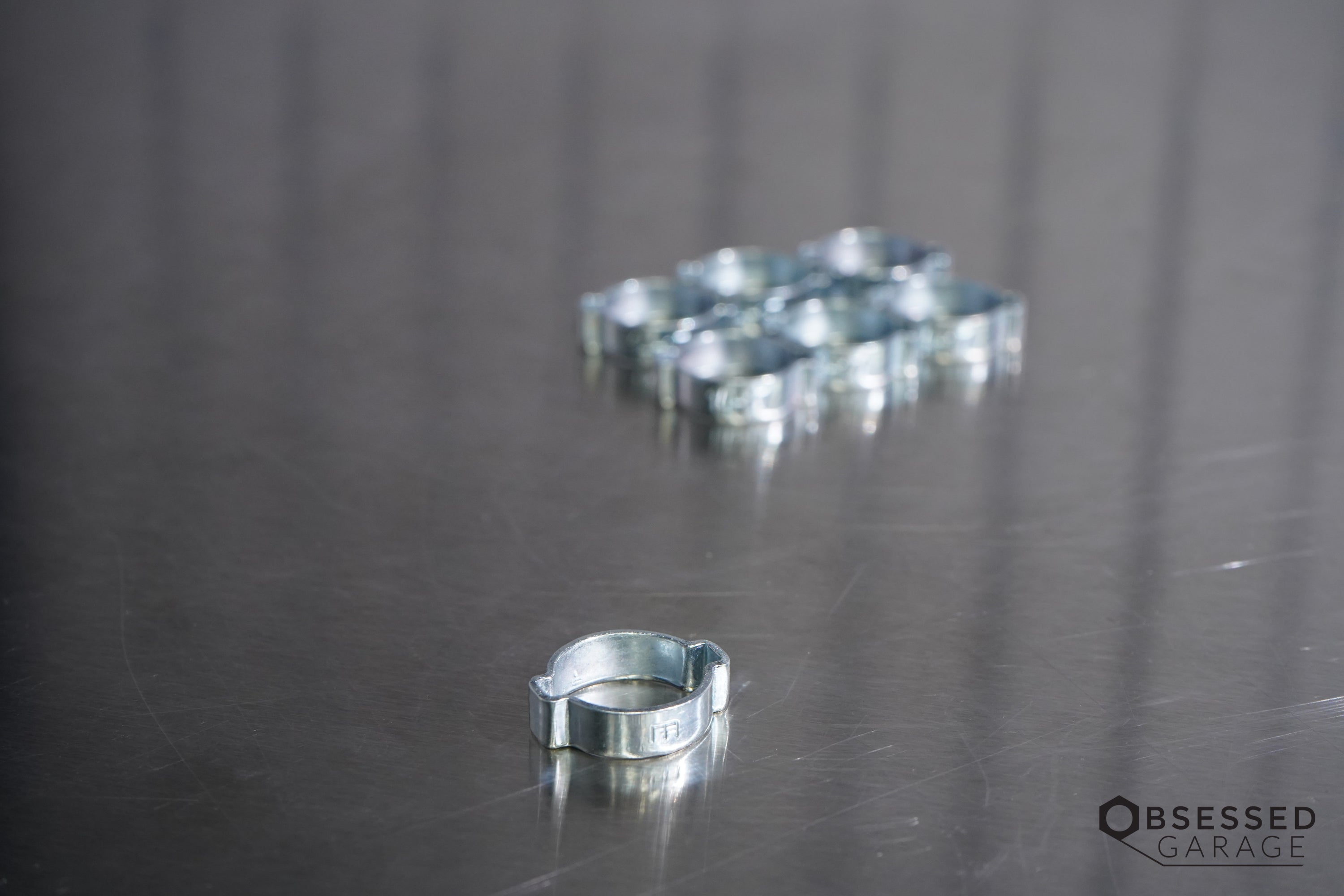 Stainless Steel Double Ear Clamp 10 Pack - 0.59