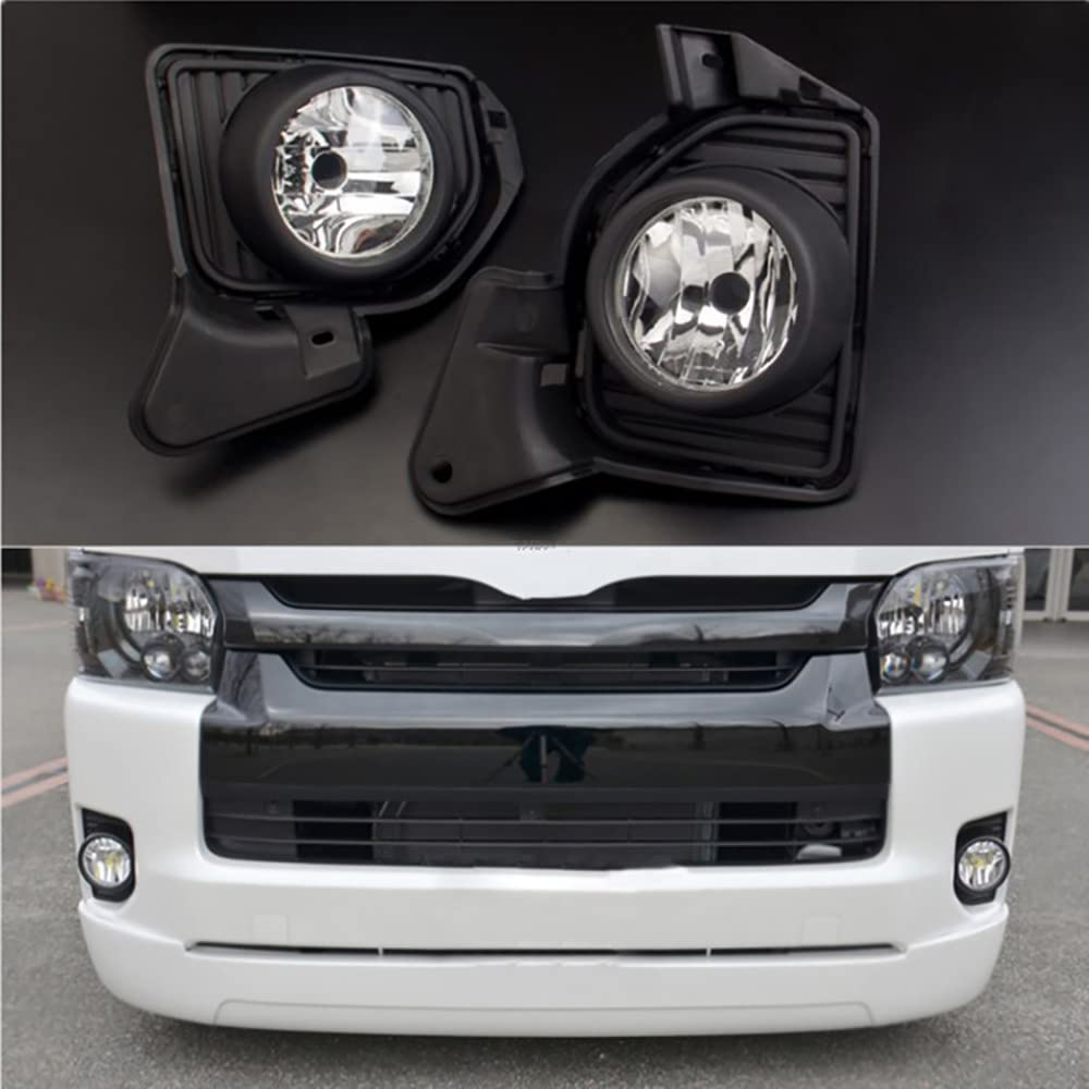 High Power LED Front Bumper Light & Fog Lamps for Toyota Hiace 200 - Durable Automotive Trunk Cargo Lighting for Off-Road, Night Driving & Adventure