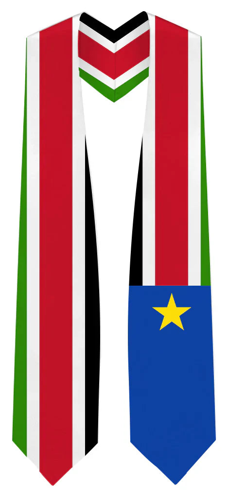 International Flag Graduation Stole - Multicolor Sash for Graduation Ceremony - Perfect for High School & College Commencement