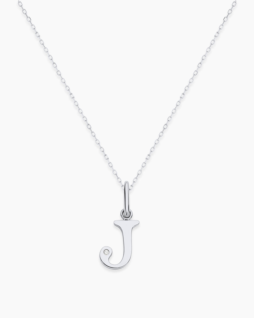Vintage Diamond Alphabet Charm Necklace - Personalized Initial Pendant Jewelry for Women, Gift for Her, Birthday, Anniversary, Valentine's Day