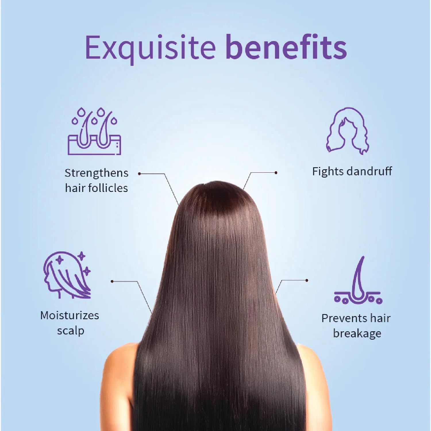 Ayurvedic Bhringraj & Shikakai Hair Growth Shampoo 200ml - Natural Herbal Shampoo for Women to Prevent Hair Breakage & Dandruff | Sulfate-Free Hair Cleanser with Conditioner | Perfect for Daily Hair Care & Scalp Nourishment (Pack of 1)