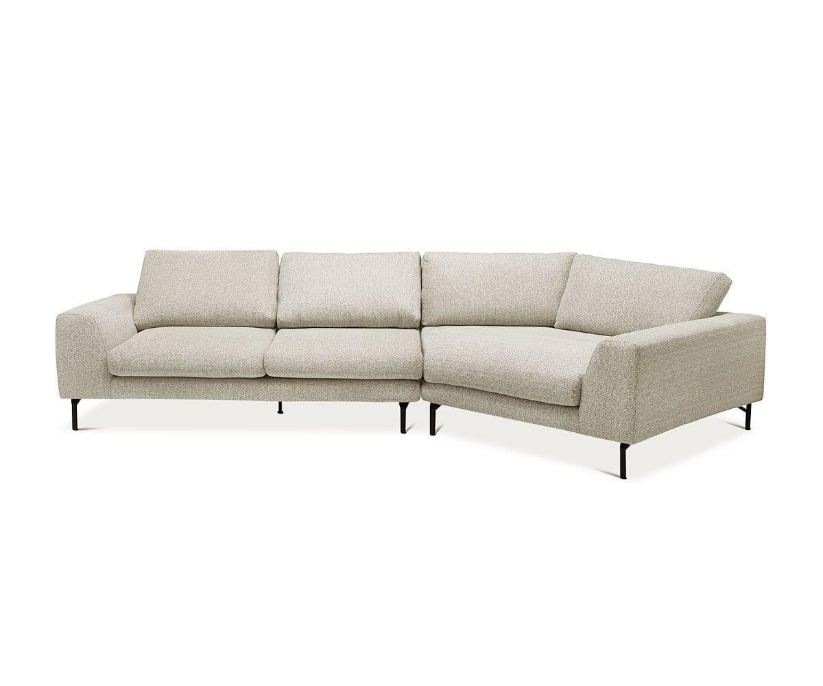 Comfortable Rowena Right Cuddler Sectional Sofa - Modern L-Shaped Couch for Living Room, Family Room & Small Spaces - Perfect for Relaxing, Entertaining & Movie Nights