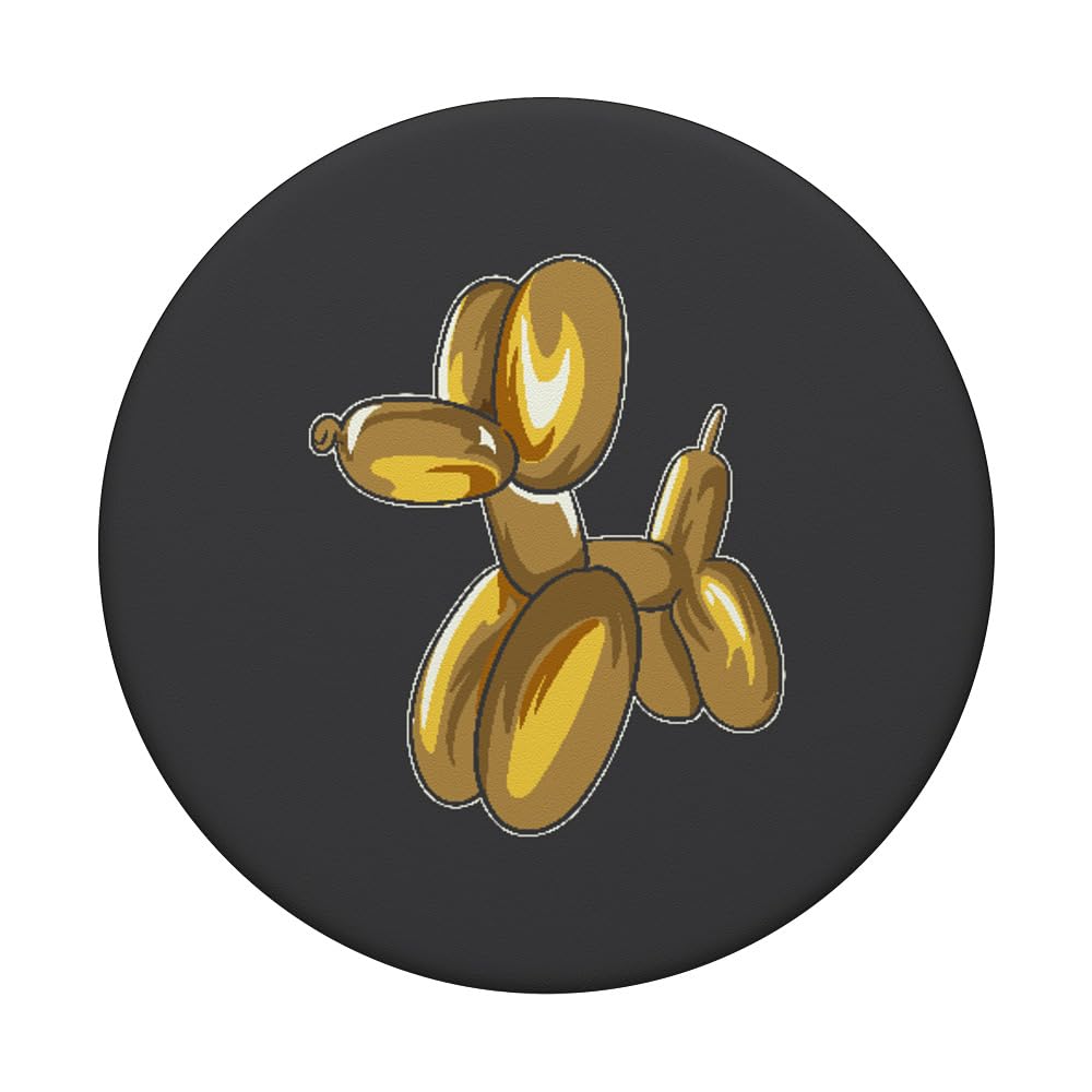 Balloon Dog PopSockets - Adhesive PopGrip for Phones | Fun Party Decorations & Birthday Gifts for Dog Lovers