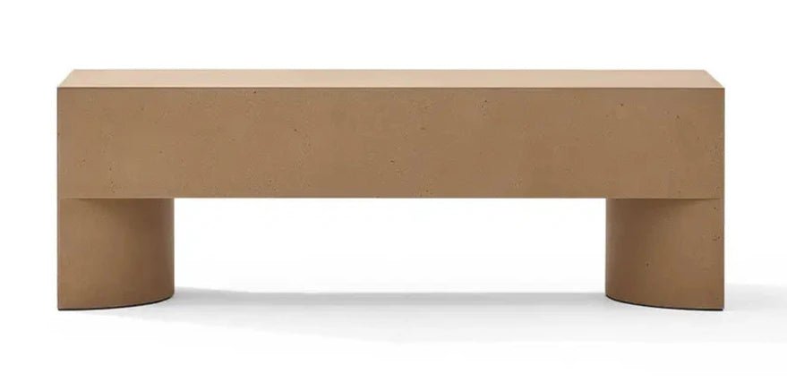 CIMENTO® Campiello Bench - Modern Outdoor Garden Bench for Patio, Backyard, and Poolside - Durable Weather-Resistant Design