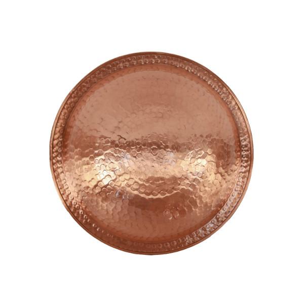 Handmade Hammered Solid Copper Birdbath for Garden - Outdoor Decorative Bird Bath with Rustic Patina Finish - Perfect for Attracting Birds to Your Backyard, Patio or Garden Decor