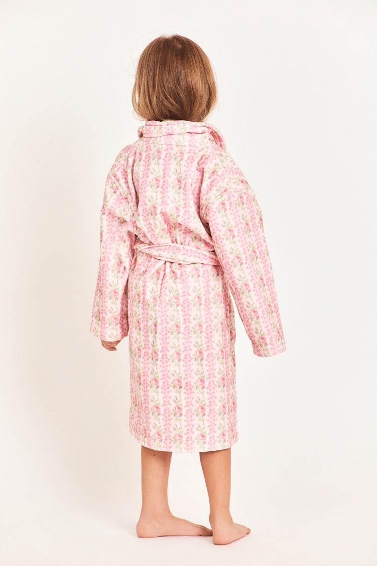 Soft & Cozy Kids Cotton Bath Robe - Hooded Bathrobe for Boys & Girls - Absorbent & Quick-Drying - Perfect for Bath Time, Pool, Spa & Lounging at Home