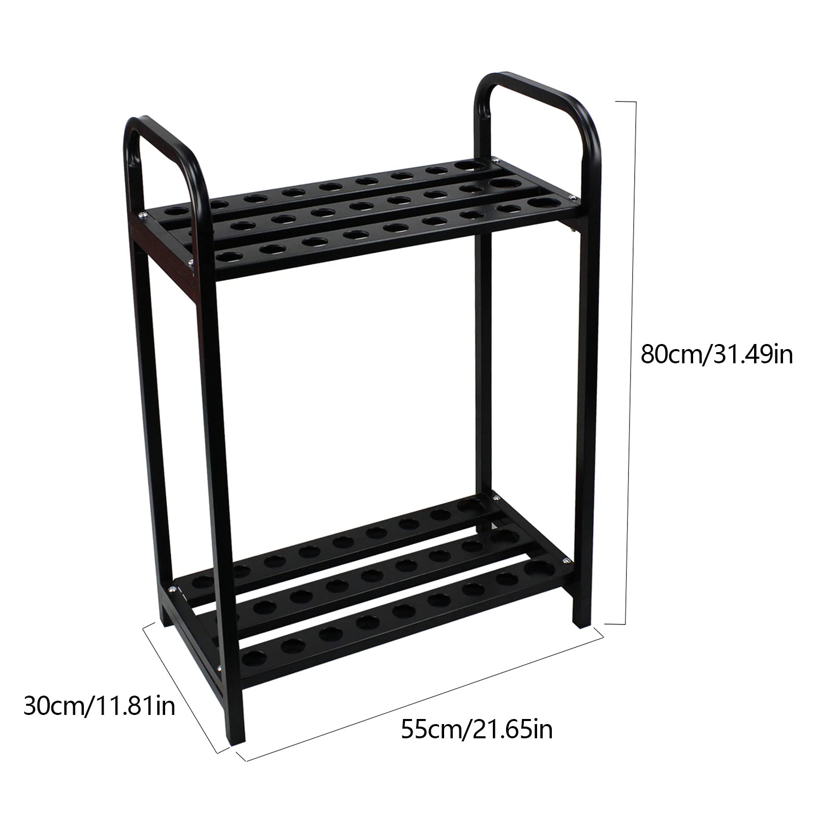 Premium Golf Club Organizer Stand - 9/18/27 Hole Golf Putter Rack - Durable Metal Golf Club Display Shelf for Home, Garage & Golf Course Storage