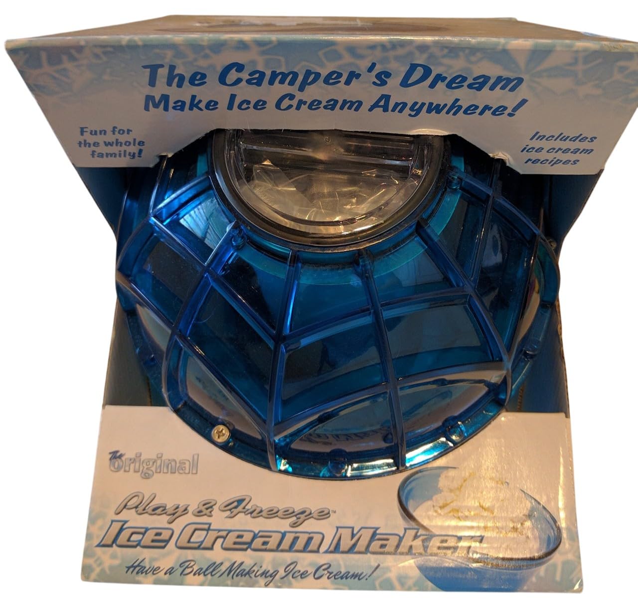 Play and Freeze Ice Cream Ball - Fun Homemade Ice Cream Maker for Kids & Adults - Perfect for Parties, Camping, and Outdoor Activities (77349)