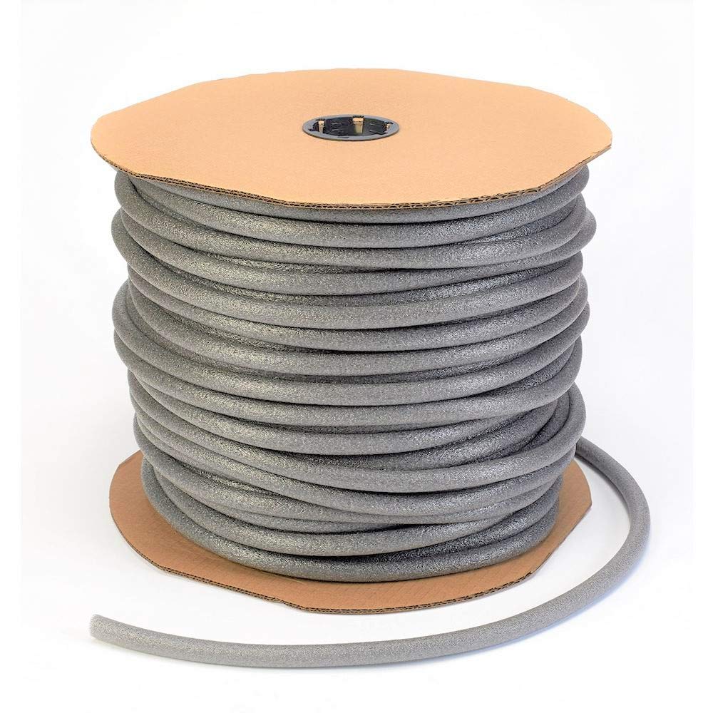 1/4 Inch Closed Cell Backer Rod - 2000 Feet Bulk Roll for Concrete Expansion Joints, Caulking and Weatherproofing