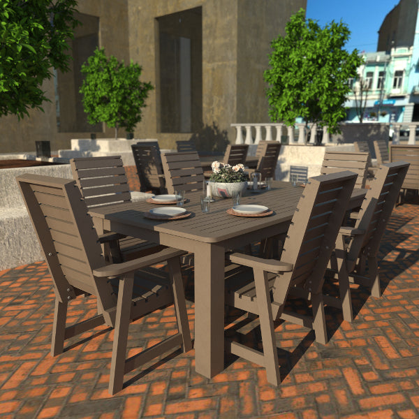 Glennville 7-Piece Dining Set - Modern Wooden Table & Chairs for Kitchen, Dining Room, Patio | Perfect for Family Meals & Entertaining Guests
