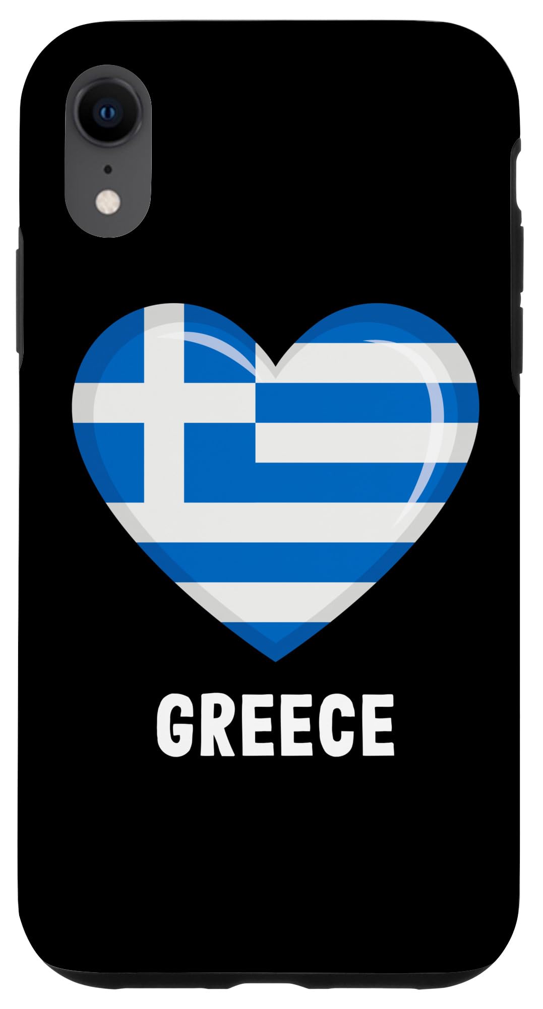 iPhone XR Greece Flag Greek Phone Case - Durable Protective Cover for iPhone XR - Perfect for Travel, National Pride & Everyday Use