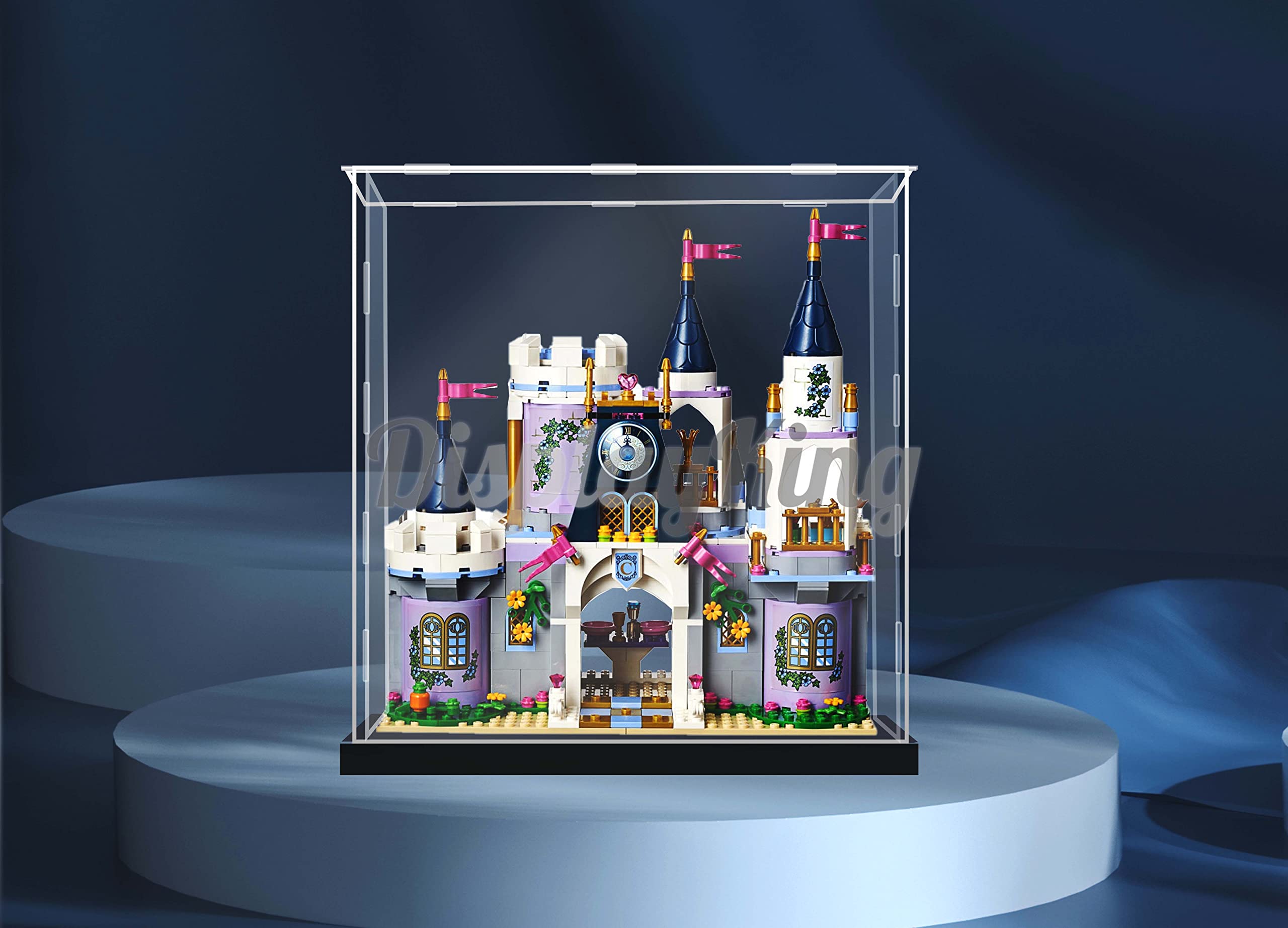 Acrylic Display Case for Disney Princess Cinderella's Dream Castle 41154 - Compatible with LEGO Model Set (Model Not Included) - Perfect for Collectors & Home Decor